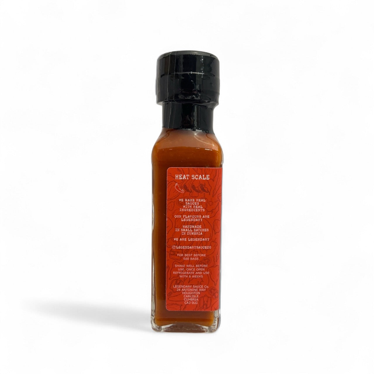 A bottle of Aleppo Hot Sauce