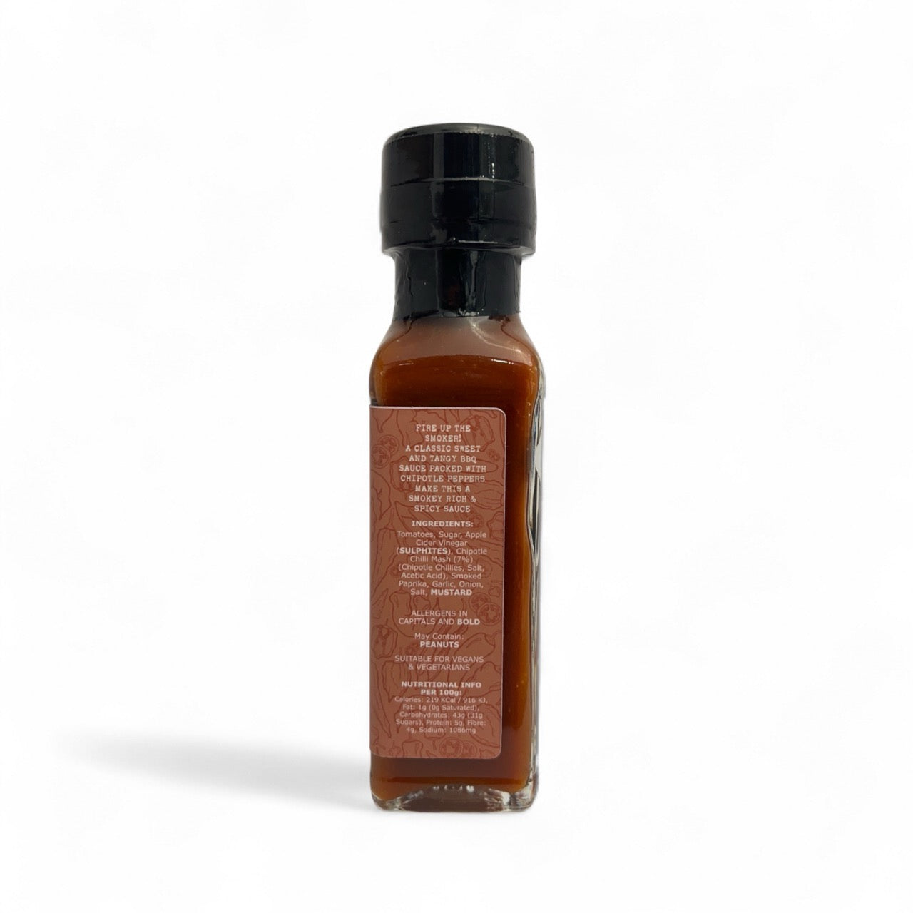 A bottle of Texan Chipotle Hot Sauce