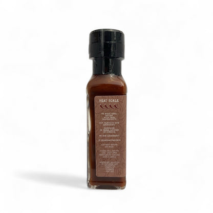 A bottle of Ghost Pepper Hot Sauce